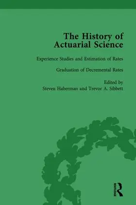 Haberman / Sibbett |  The History of Actuarial Science Vol X | Buch |  Sack Fachmedien