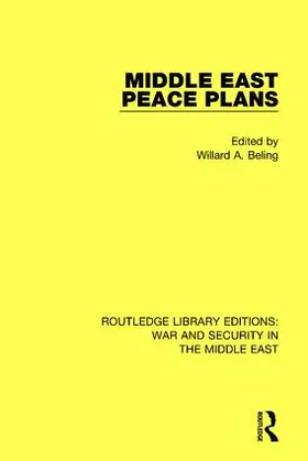 Beling |  Middle East Peace Plans | Buch |  Sack Fachmedien