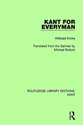 Klinke |  Kant for Everyman | Buch |  Sack Fachmedien