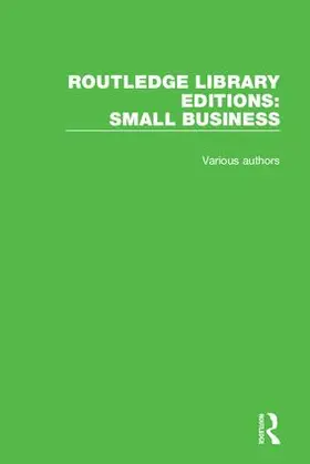  Routledge Library Editions: Small Business | Buch |  Sack Fachmedien