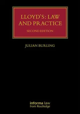 Burling |  Lloyd's | Buch |  Sack Fachmedien