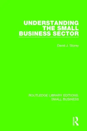Storey |  Understanding The Small Business Sector | Buch |  Sack Fachmedien