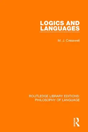 Cresswell | Logics and Languages | Buch | 978-1-138-68645-8 | www2.sack.de