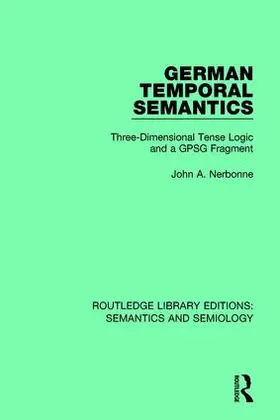 Nerbonne |  German Temporal Semantics | Buch |  Sack Fachmedien
