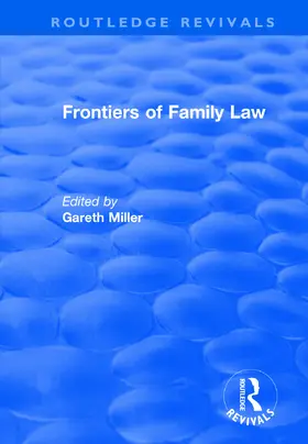 Miller |  Frontiers of Family Law | Buch |  Sack Fachmedien