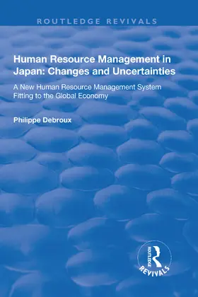 Debroux |  Human Resource Management in Japan | Buch |  Sack Fachmedien