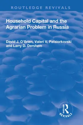 O'Brien / Patsiorkovski / Dershem |  Household Capital and the Agrarian Problem in Russia | Buch |  Sack Fachmedien