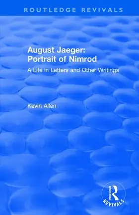 Allen |  August Jaeger: Portrait of Nimrod | Buch |  Sack Fachmedien