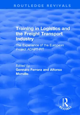 Morvillo / Ferrara |  Training in Logistics and the Freight Transport Industry | Buch |  Sack Fachmedien