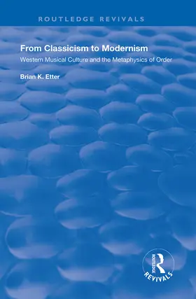 Etter |  From Classicism to Modernism | Buch |  Sack Fachmedien