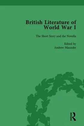 Tate / Maunder / Smith |  British Literature of World War I, Volume 1 | Buch |  Sack Fachmedien