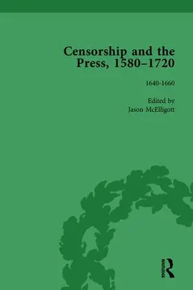 Kemp / McElligott / Susan |  Censorship and the Press, 1580-1720, Volume 2 | Buch |  Sack Fachmedien