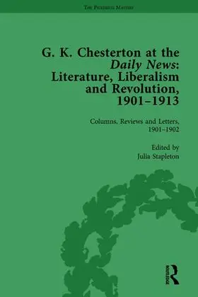Stapleton |  G K Chesterton at the Daily News, Part I, vol 1 | Buch |  Sack Fachmedien