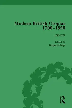 Claeys |  Modern British Utopias, 1700-1850 Vol 2 | Buch |  Sack Fachmedien