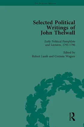 Lamb / Wagner |  Selected Political Writings of John Thelwall Vol 1 | Buch |  Sack Fachmedien