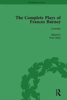 Sabor / Sill |  The Complete Plays of Frances Burney Vol 1 | Buch |  Sack Fachmedien