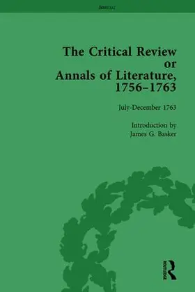 Basker |  The Critical Review or Annals of Literature, 1756-1763 Vol 16 | Buch |  Sack Fachmedien