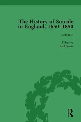 Robson / Seaver / McGuire |  The History of Suicide in England, 1650–1850, Part I Vol 1 | Buch |  Sack Fachmedien
