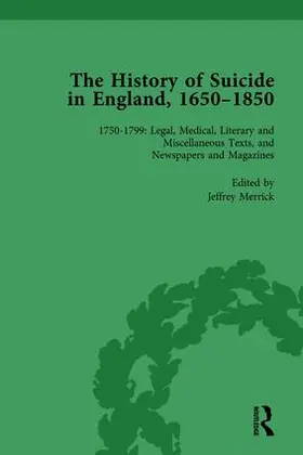 Robson / Seaver / McGuire |  The History of Suicide in England, 1650–1850, Part II vol 6 | Buch |  Sack Fachmedien