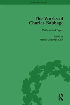 Babbage / Campbell-Kelly |  The Works of Charles Babbage Vol 1 | Buch |  Sack Fachmedien