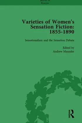 Maunder / Mitchell / Heller |  Varieties of Women's Sensation Fiction, 1855-1890 Vol 1 | Buch |  Sack Fachmedien