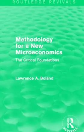 Boland | Methodology for a New Microeconomics (Routledge Revivals) | Buch | 978-1-138-77634-0 | sack.de