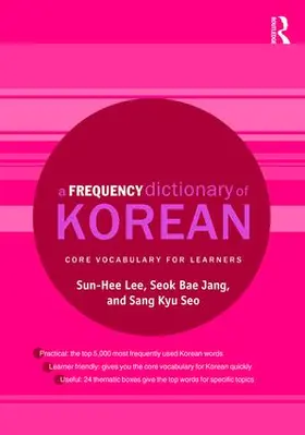 Lee / Jang / Seo |  A Frequency Dictionary of Korean | Buch |  Sack Fachmedien