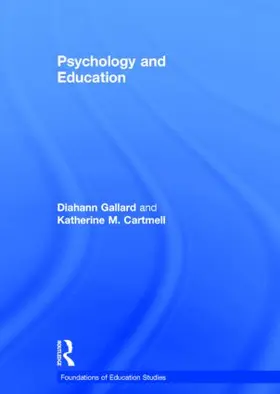 Gallard / Cartmell |  Psychology and Education | Buch |  Sack Fachmedien