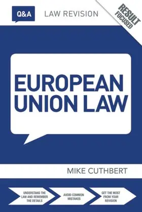 Cuthbert |  Q&A European Union Law | Buch |  Sack Fachmedien