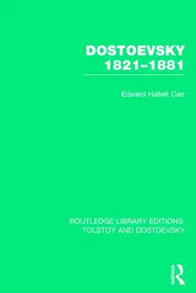 Carr |  Dostoevsky 1821-1881 | Buch |  Sack Fachmedien