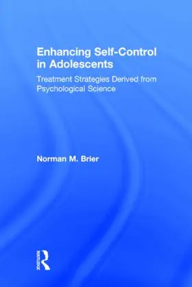 Brier |  Enhancing Self-Control in Adolescents | Buch |  Sack Fachmedien
