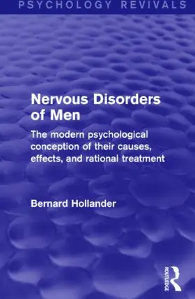 Hollander | Nervous Disorders of Men | Buch | 978-1-138-80715-0 | sack.de