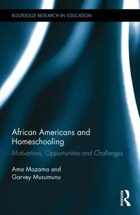 Mazama / Musumunu |  African Americans and Homeschooling | Buch |  Sack Fachmedien