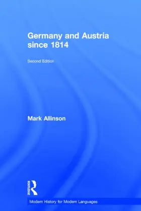 Allinson |  Germany and Austria since 1814 | Buch |  Sack Fachmedien