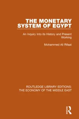 Mohammed / Rifaat |  The Monetary System of Egypt | Buch |  Sack Fachmedien