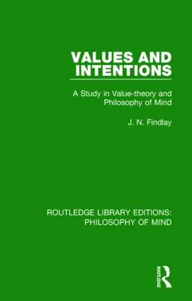 Findlay |  Values and Intentions | Buch |  Sack Fachmedien