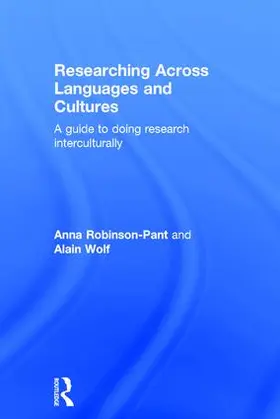 Robinson-Pant / Wolf |  Researching Across Languages and Cultures | Buch |  Sack Fachmedien