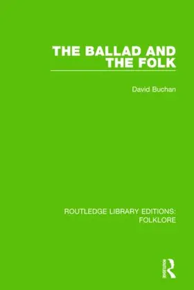 Buchan |  The Ballad and the Folk Pbdirect | Buch |  Sack Fachmedien