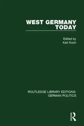 Koch |  West Germany Today (RLE | Buch |  Sack Fachmedien