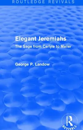 Landow | Elegant Jeremiahs | Buch | 978-1-138-85492-5 | sack.de