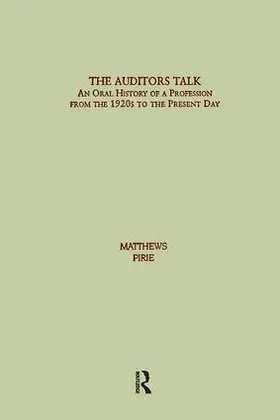Matthews / Pirie |  Auditor's Talk | Buch |  Sack Fachmedien