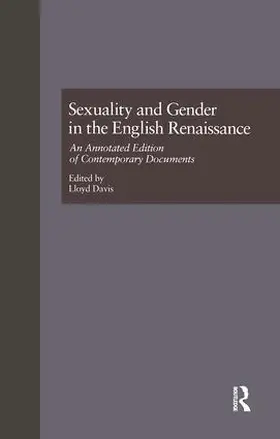 Davis |  Sexuality and Gender in the English Renaissance | Buch |  Sack Fachmedien