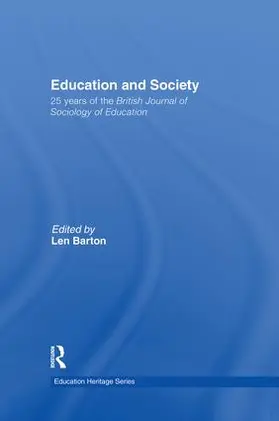 Barton |  Education and Society | Buch |  Sack Fachmedien