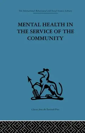 Ahrenfeldt / Soddy |  Mental Health in the Service of the Community | Buch |  Sack Fachmedien