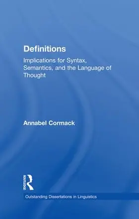 Cormack | Definitions | Buch | 978-1-138-86837-3 | sack.de