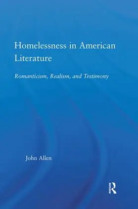 Allen |  Homelessness in American Literature | Buch |  Sack Fachmedien