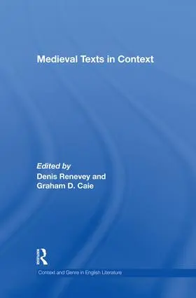 Caie / Renevey |  Medieval Texts in Context | Buch |  Sack Fachmedien