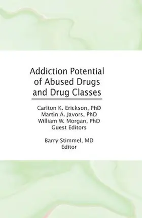 Stimmel |  Addiction Potential of Abused Drugs and Drug Classes | Buch |  Sack Fachmedien