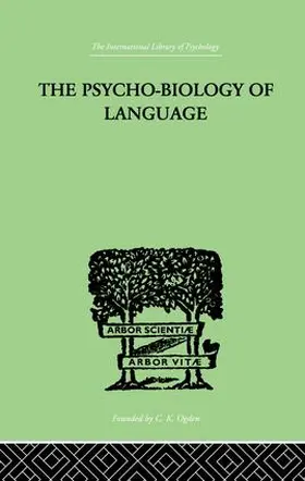 Zipf |  The Psycho-Biology Of Language | Buch |  Sack Fachmedien