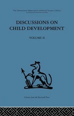 Inhelder / Tanner |  Discussions on Child Development | Buch |  Sack Fachmedien